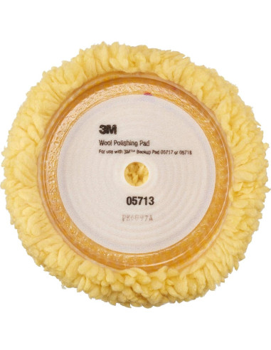 Almohadilla de Pulido de Lana 3M 9" (22.86 cm) Amarillo