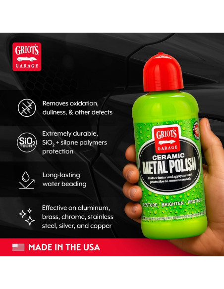 Pulidor de Metal Cerámico Griot's Garage 453g - Restaurador y Removedor de Oxidación