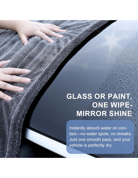 Paquete de 2 Toallas de Secado XL Singrune 1300GSM Microfibra