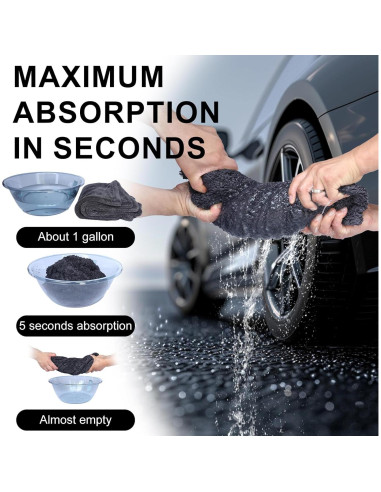 Paquete de 2 Toallas de Secado XL Singrune 1300GSM Microfibra