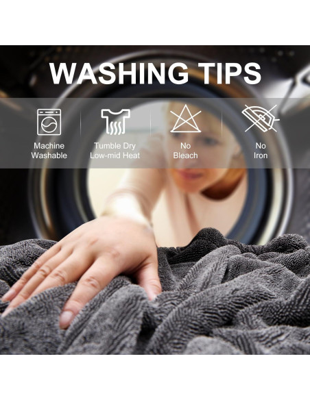 Paquete de 2 Toallas de Secado XL Singrune 1300GSM Microfibra