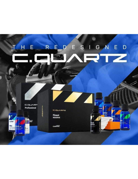 CARPRO CQUARTZ UK 3.0 - Recubrimiento Cerámico 50ml Kit