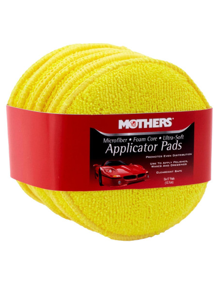 Almohadillas de Pulido de Microfibra Mothers, 6 Pzas, 12.7 cm