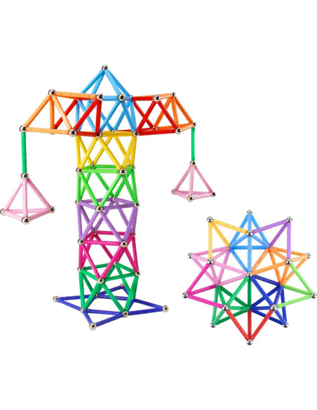 308 Piezas Juguetes de Construcción Magnéticos Veatree