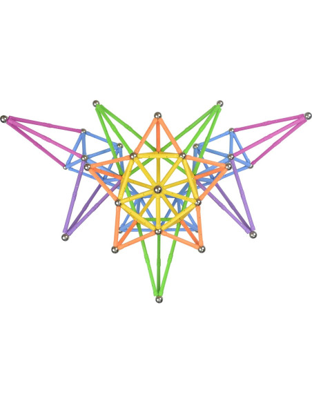 308 Piezas Juguetes de Construcción Magnéticos Veatree