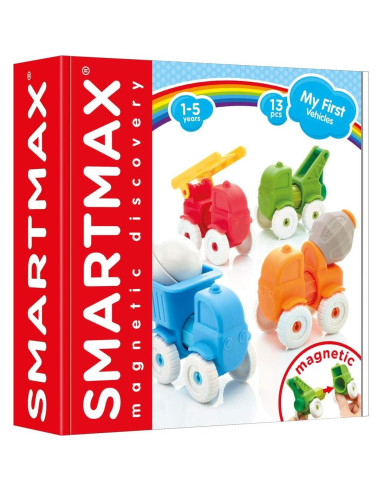 SmartMax Vehículo Magnético Juego STEM 13 Piezas 1-5 Años