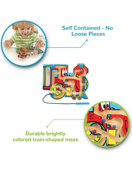 Rompecabezas Magnético de Madera Hape Choo Choo Tracks 15.5x19.6cm