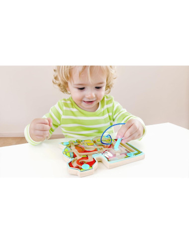 Rompecabezas Magnético de Madera Hape Choo Choo Tracks 15.5x19.6cm
