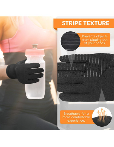 Guantes de Artritis Big Mango con Dedos Táctiles - Alivio Dolor