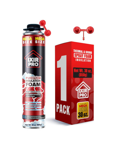 Espuma de Aislamiento en Spray ixirpro 850 g - Sellador Expandible
