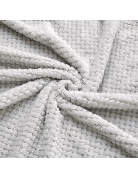 Manta Suave CREVENT 76x102cm Oso Bebé para Cuna y Cochecito