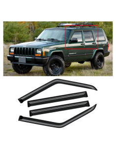 Viseras de Ventana CMVT Auto para Jeep Cherokee 1984-2001