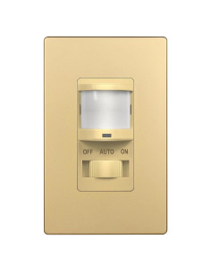 Interruptor de Luz con Sensor de Movimiento TOPGREENER Oro 500W