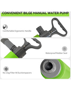 Bomba de Achique Manual HIKULA para Kayak 43 cm Verde 2