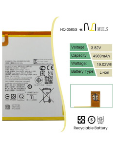 Batería de Reemplazo MULS HQ-3565N para Samsung Galaxy Tab A7 Lite 4980mAh 2