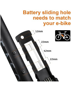 Batería de Ebike Yose Power 48V 13Ah para Motor 200-1000W 2