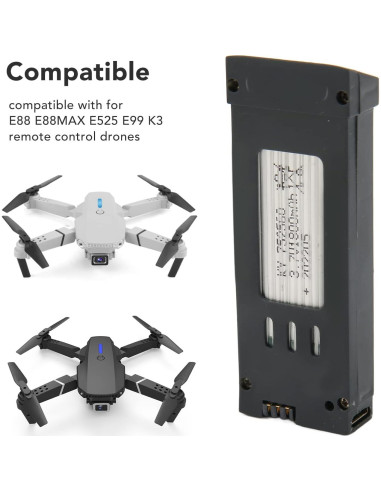 Batería de Litio 3.7V 1800mAh Acogedor para Drones RC