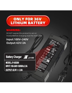 Cargador Eléctrico 42V 2A para Scooter y Hoverboard GOTRAX 2