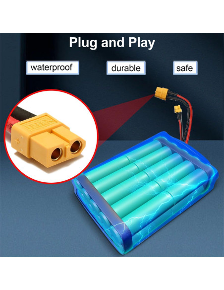 Batería de Skateboard Eléctrico 36V 8Ah Genérico Compatible