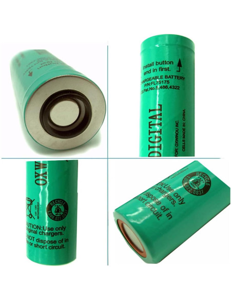 Batería recargable Ni-CD 3.6V 1800mAh OXWINOU para Streamlight