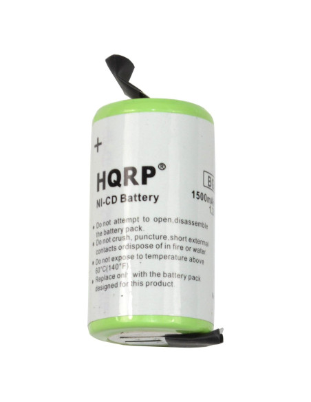 Batería de Reemplazo HQRP para Afeitadoras Wahl 1.2V 1500mAh