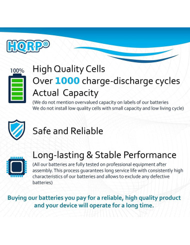 Batería de Reemplazo HQRP para Afeitadoras Wahl 1.2V 1500mAh