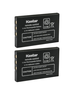 Baterías de Litio-ion Kastar 2-Pack para Control Remoto Universal