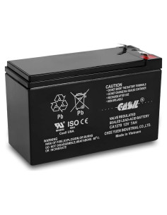Batería AGM Casil 12V 7Ah para Alarma y Juguetes