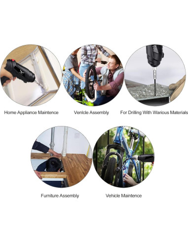 Destornillador Eléctrico 8 en 1 JENABOM 3.6V Inalámbrico