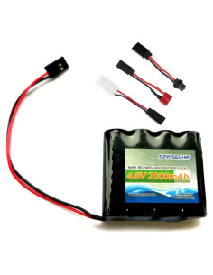 Batería recargable NiMH 4.8V 2000mAh Hitec para RC