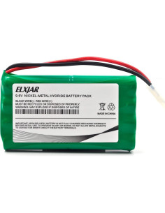 Paquete de 2 Baterías Recargables Ni-MH 9.6V 2000mAh elxjar 2