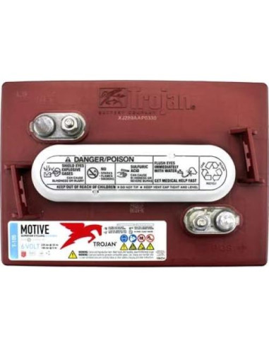 Batería de Plomo Ácido Inundada Trojan T-105 6V 225Ah