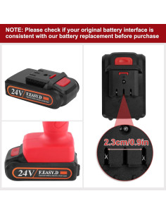 Batería Snowtaros 24V para Motosierra Eléctrica Mini 300g 2