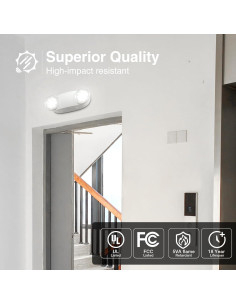 Luces de Emergencia FREELICHT 4 Paquete LED Ajustables 90 Min 2