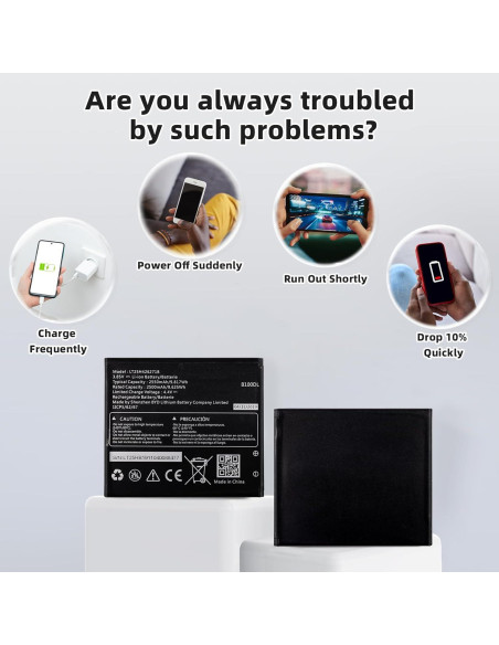 Batería de Reemplazo LT25H426271B para AT&T Radiant Core U304AA