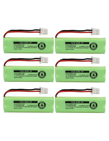 Batería Inalámbrica Kastar 6Pack Ni-MH 2.4V 600mAh para Vtech