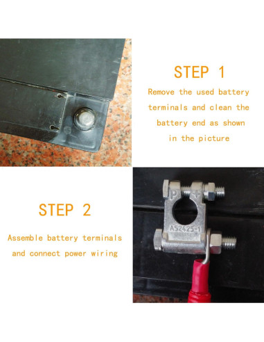 Conectores de Batería DLronwey 28 Piezas 2 Gauge 9.53 mm