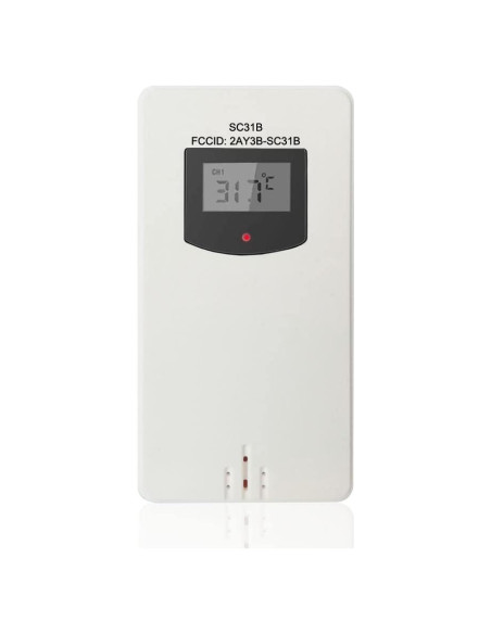 Termómetro Inalámbrico SMARTRO SC31B con Sensor Remoto 60m