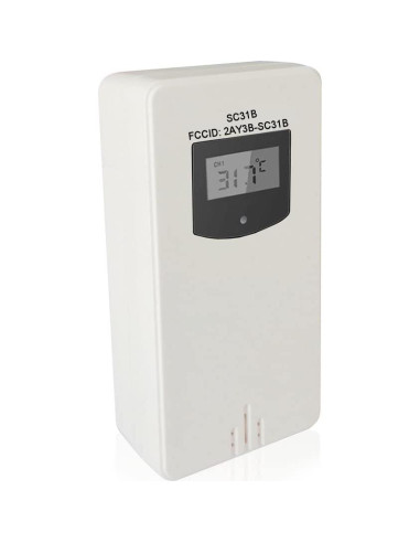 Termómetro Inalámbrico SMARTRO SC31B con Sensor Remoto 60m