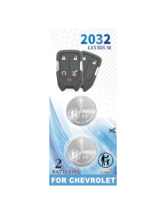 Batería CR2032 para Llave Inteligente Chevrolet GMC 2015-2021