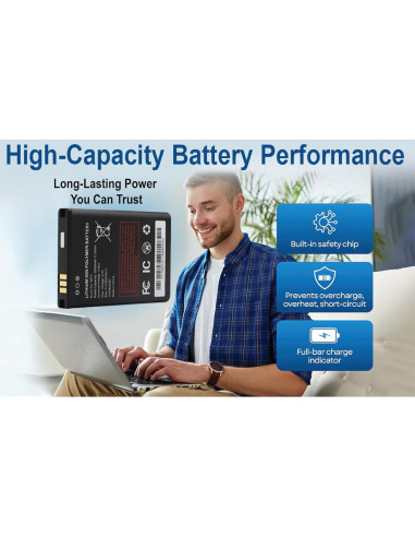 Batería de Reemplazo MF01 para AT&T Turbo Hotspot 2 3000mAh