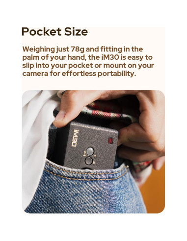 Godox iM30 Mini Flash de Cámara GN15 7 Niveles de Potencia