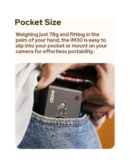 Godox iM30 Mini Flash de Cámara GN15 7 Niveles de Potencia