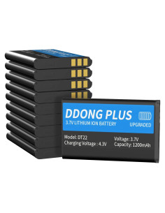 Paquete de 10 Baterías 1200mAh para Walkie Talkies Retevis DT22