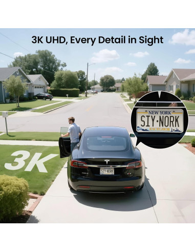 Kit de 6 Cámaras de Seguridad Inalámbricas Aosu 5MP Solar