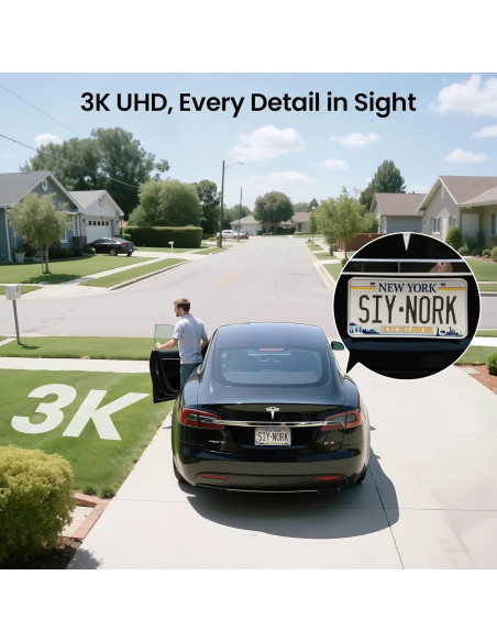 Kit de 6 Cámaras de Seguridad Inalámbricas Aosu 5MP Solar