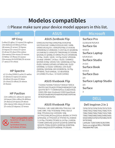 Lápiz Óptico HACEY para Microsoft Surface - Escritura Precisa