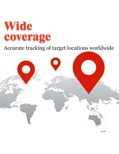 Rastreador GPS para Mascotas VKAFW - Impermeable, 365 Días Batería