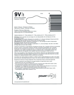 Batería Alcalina 9V Power One LONGLIFE - 1 Unidad 2
