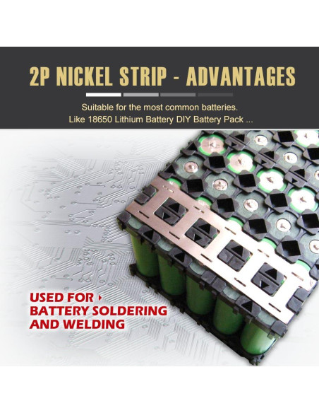 Tira de Níquel 0.15x27mm MatchWhiz 5M para Soldadura de Baterías